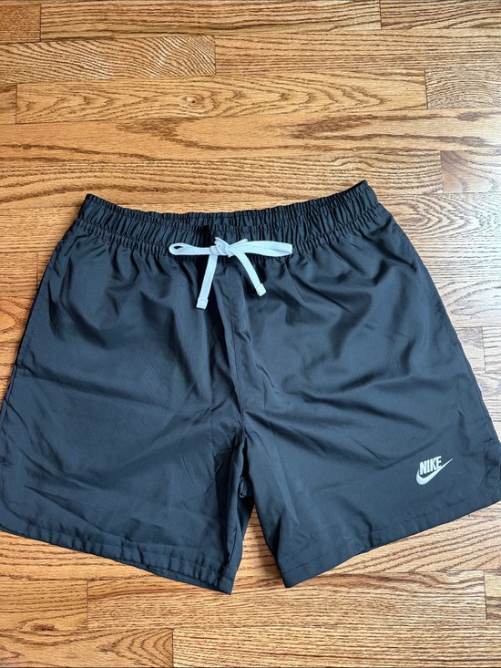 Nike Other - Nike Flow Black Shorts with White Drawstring